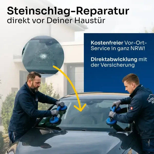 Beispielmotiv Steinschlag-Reparatur vor Ort