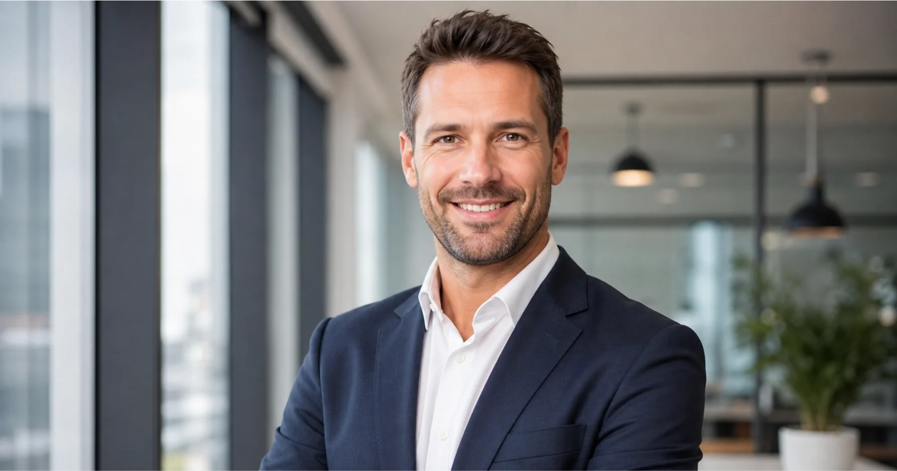 Professionelles Business-Porträt-Shooting in einem Unternehmen – symbolisch für authentische Unternehmensfotografie.